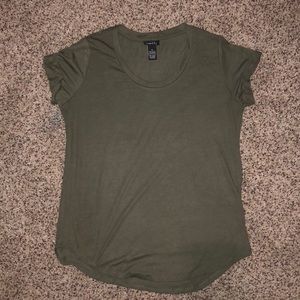 Rue 21 army green t shirt